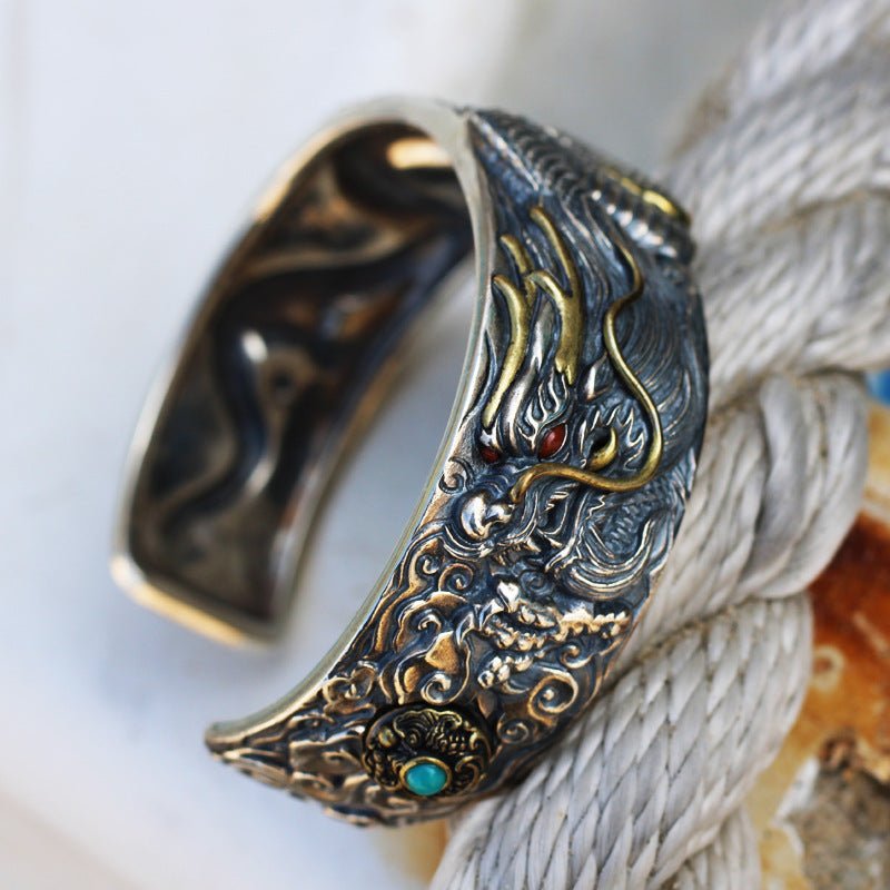 Dragon Metal Viking Bracelet