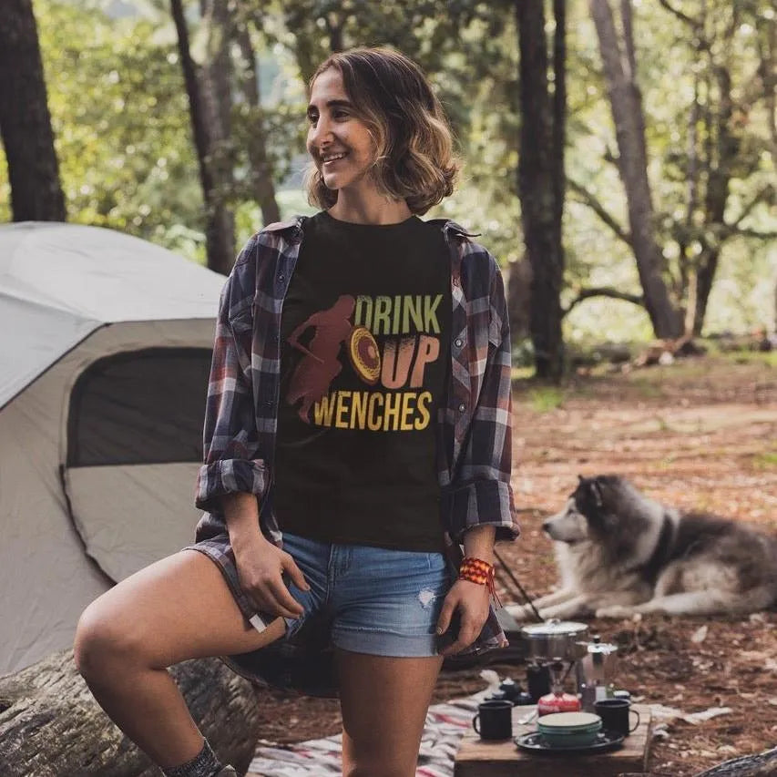 Drink Up Wenches Shieldmaiden Shirt