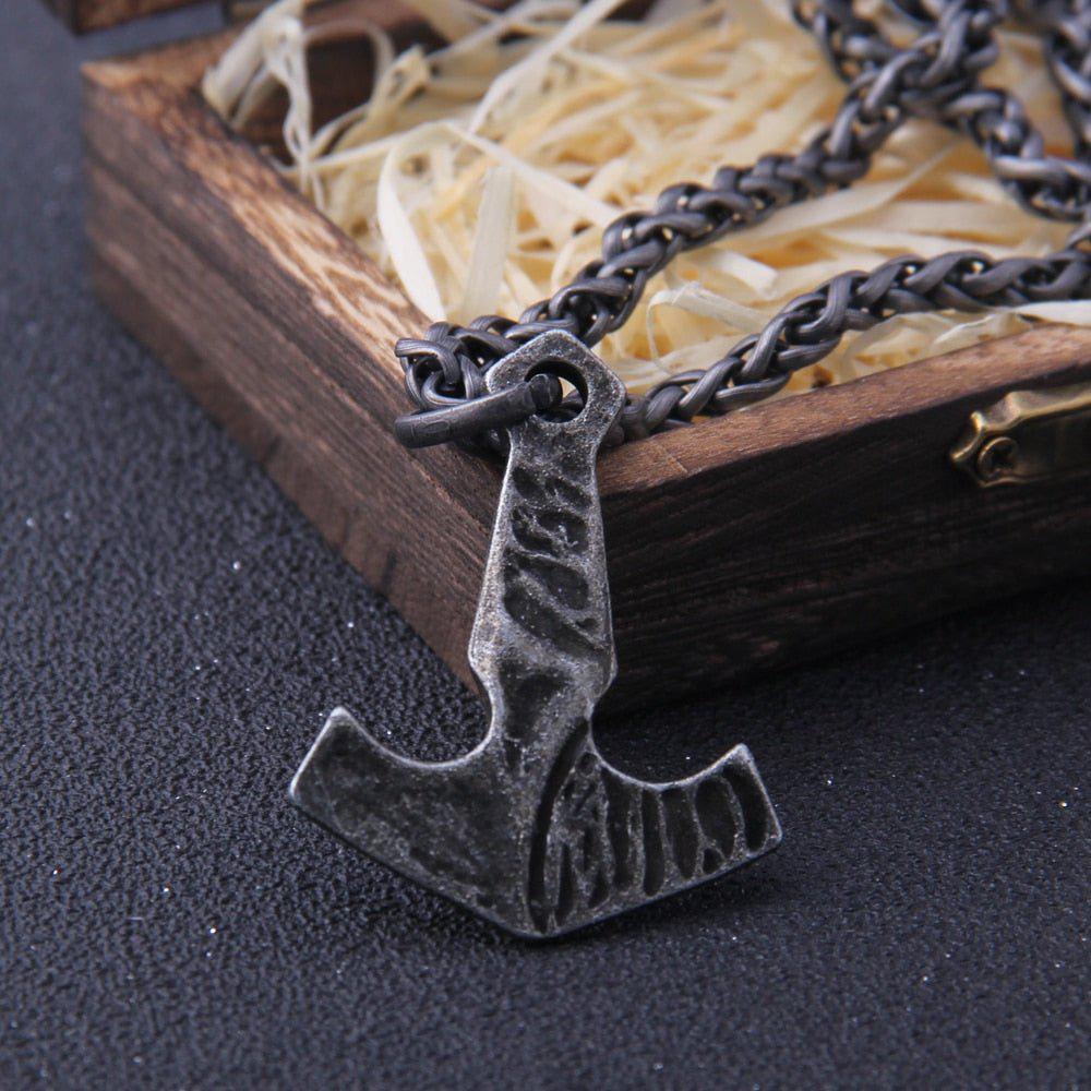 Forged Viking Hammer of Thor Necklace from Viking Warrior Co.