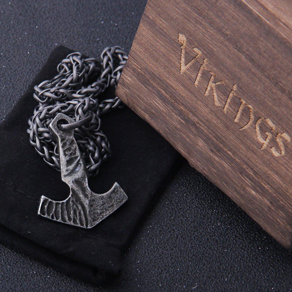 Forged Viking Hammer of Thor Necklace from Viking Warrior Co.
