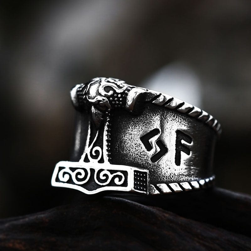 Thor's Hammer Mjolnir Ring from Viking Warrior Co.