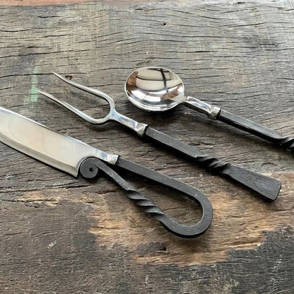 Hand-Forged Medieval Cutlery