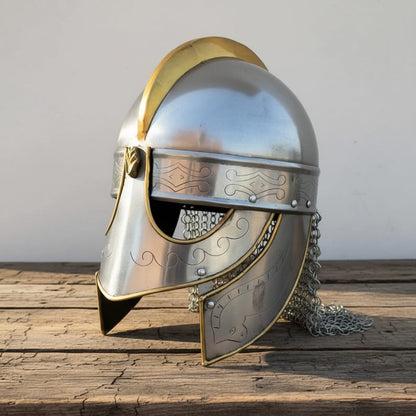 Steel Valsgarde Helm - Viking Helmet Armor