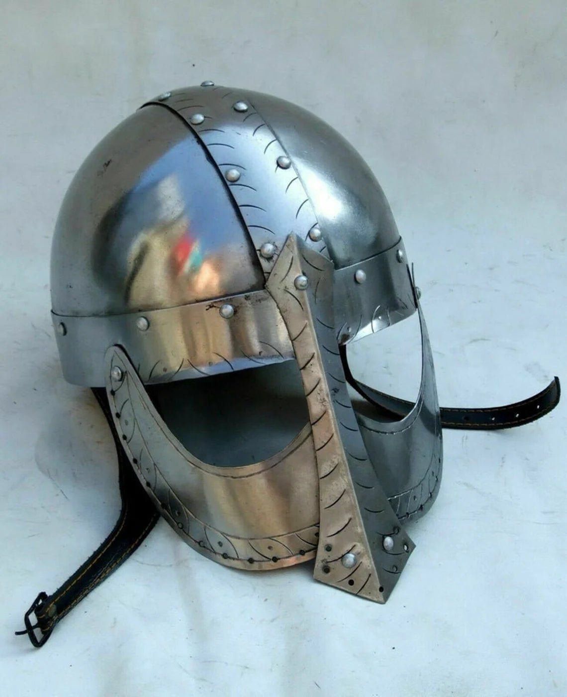 Ragnar Lothbrok Viking Helmet - Handmade