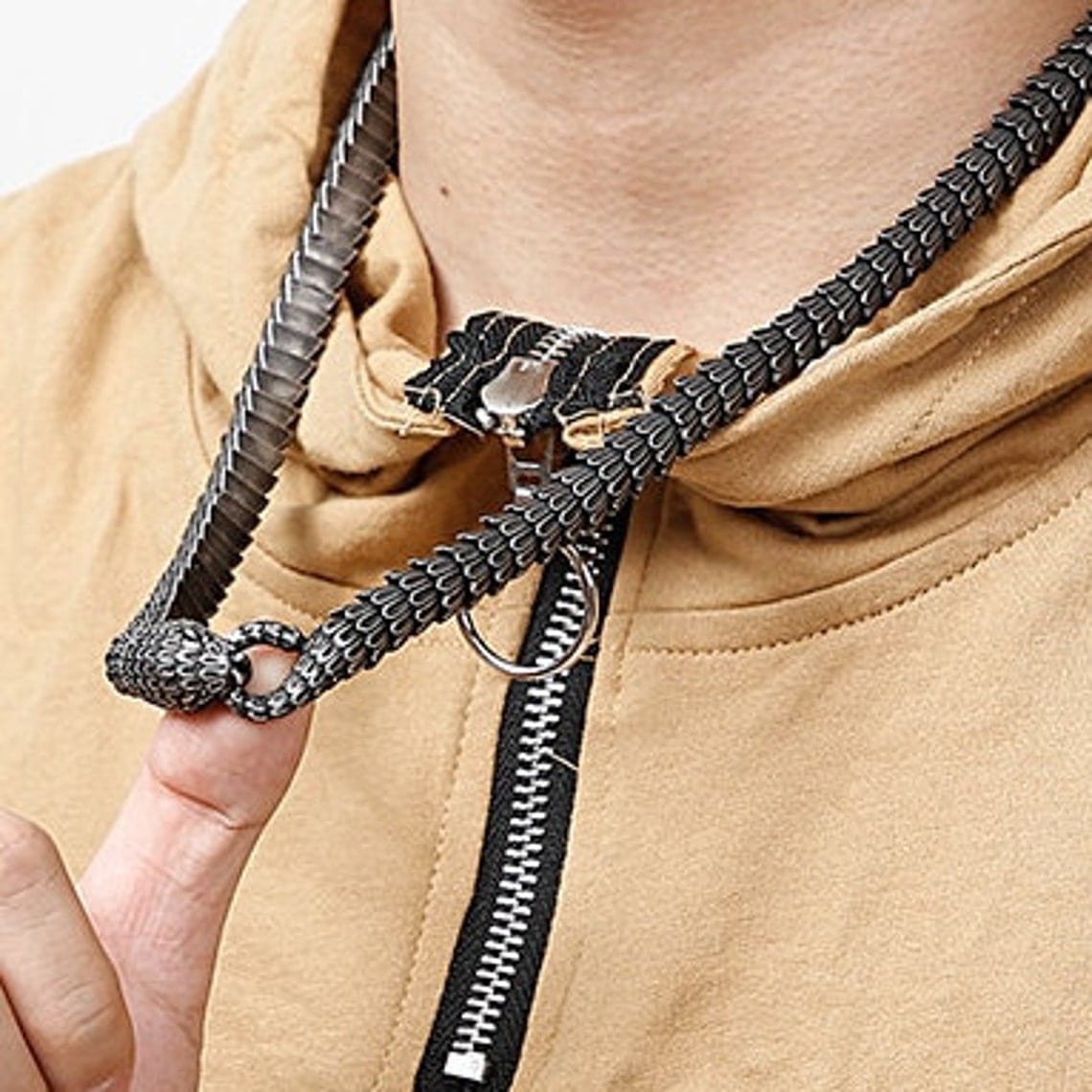 Jormungandr Segmented Viking Steel Necklace