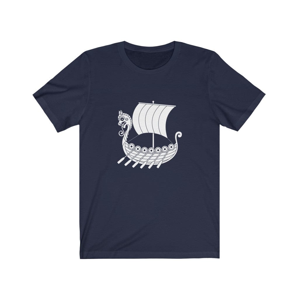 Knotwork Viking Ship T-Shirt