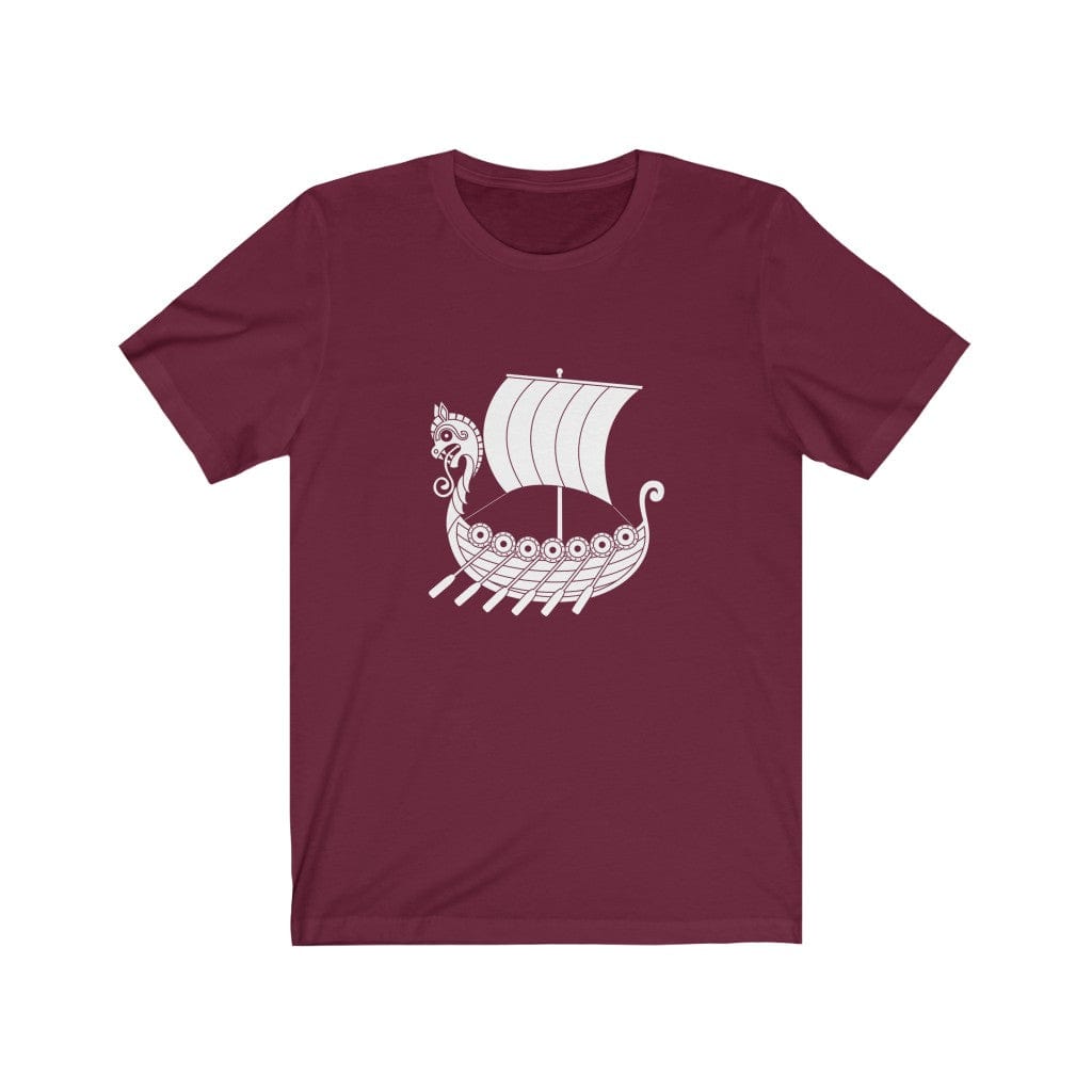 Knotwork Viking Ship T-Shirt