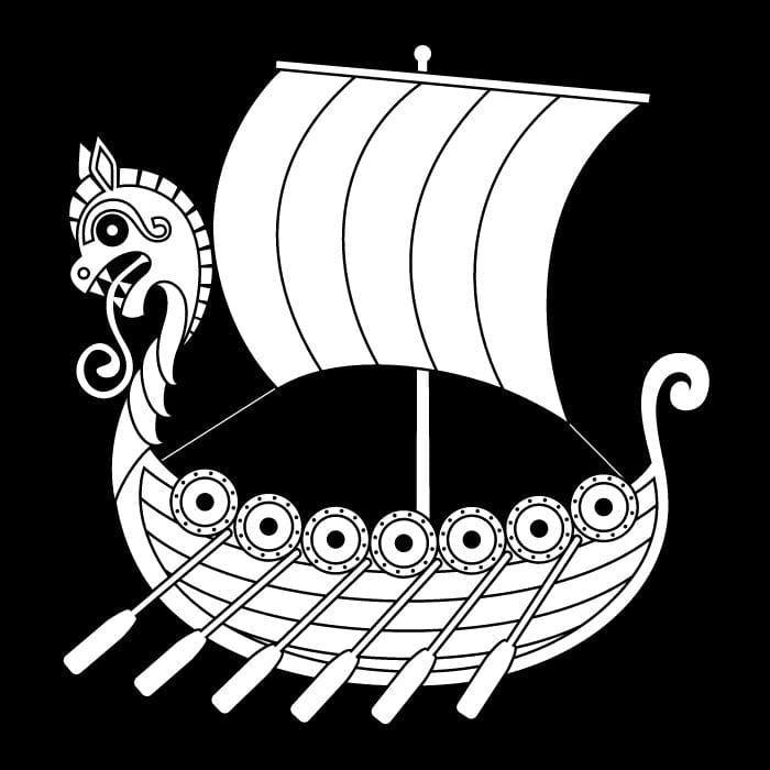 Knotwork Viking Ship Viking Drakkar Shirt