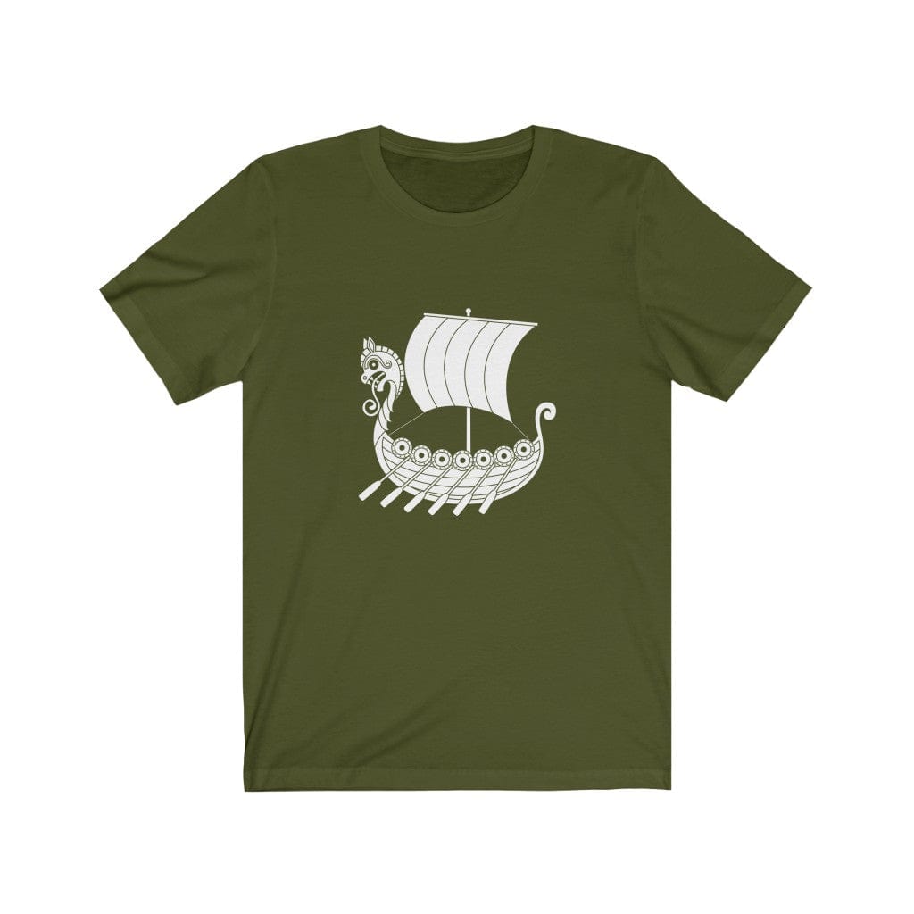 Knotwork Viking Ship T-Shirt