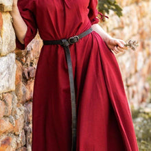 Ladies' Patterned Leather Viking Belt | Celtic Knotwork Design-1-Viking Warrior