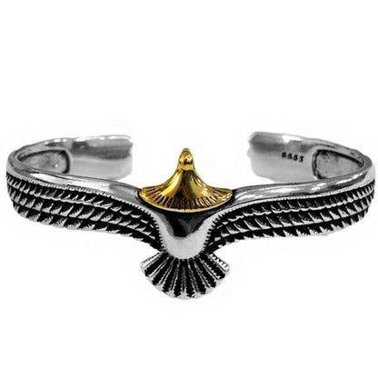 Modern Eagle Torc-style Bracelet