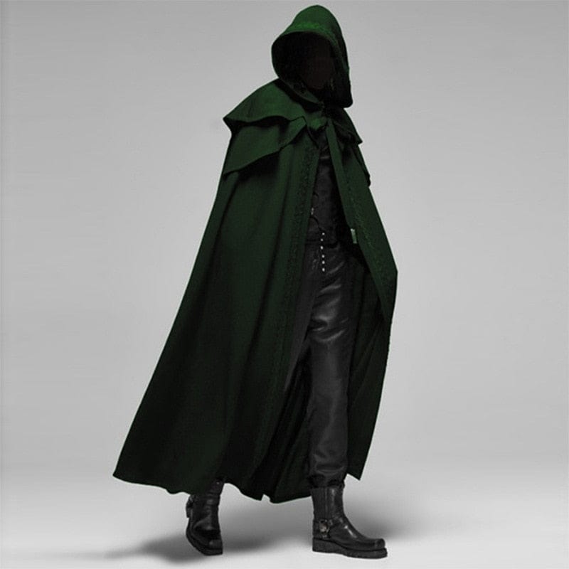 Green Noble Thane&#39;s Long Traveling Cloak