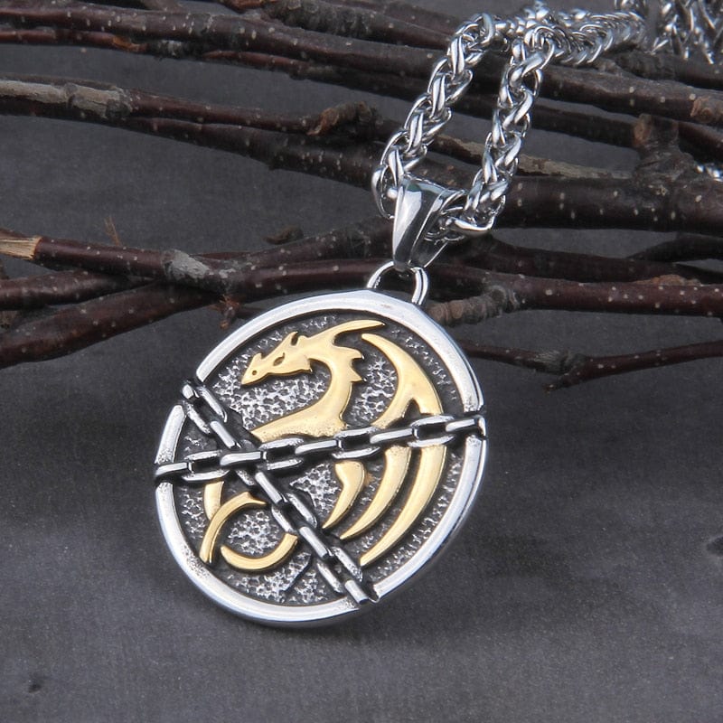 Dragon Pendant Necklace from Viking Warrior Co.