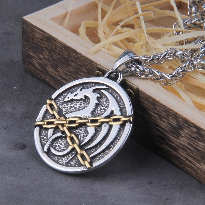 Dragon Pendant Necklace from Viking Warrior Co.