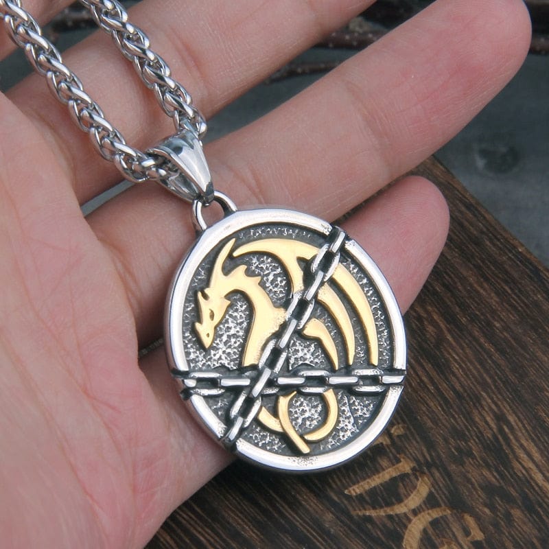 Dragon Pendant Necklace from Viking Warrior Co.