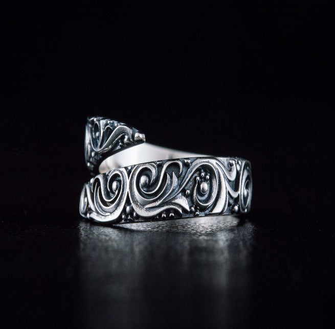 Norse Snake Style Ring-2