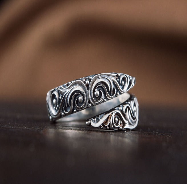 Norse Snake Style Ring-3