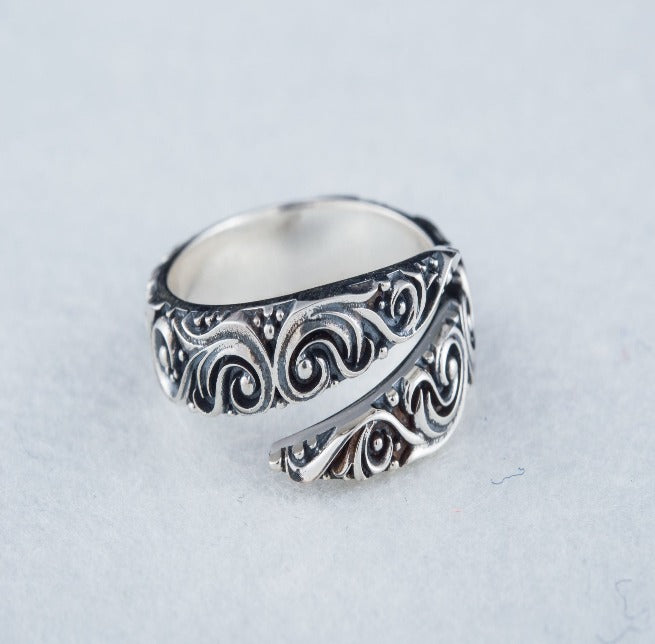 Norse Snake Style Ring-5