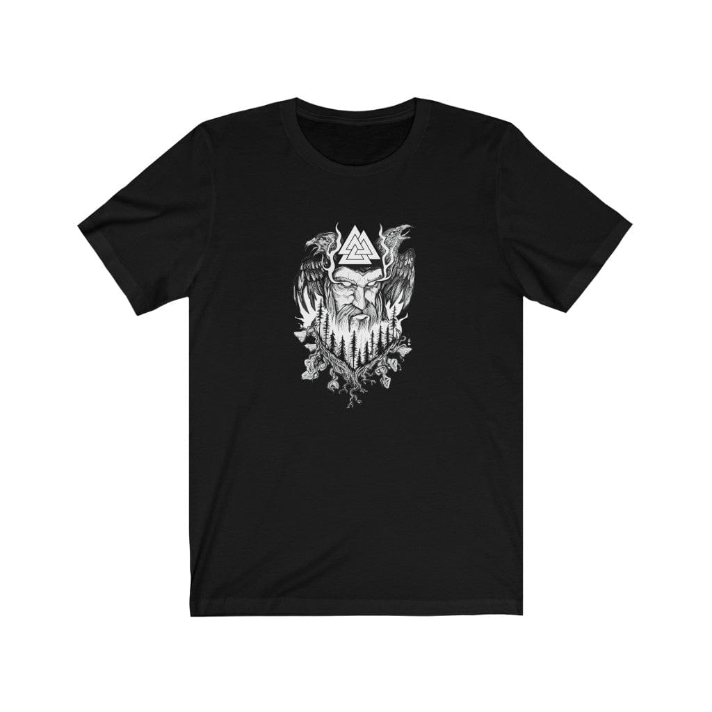 Odin Hugin and Munin Valknut Viking Shirt