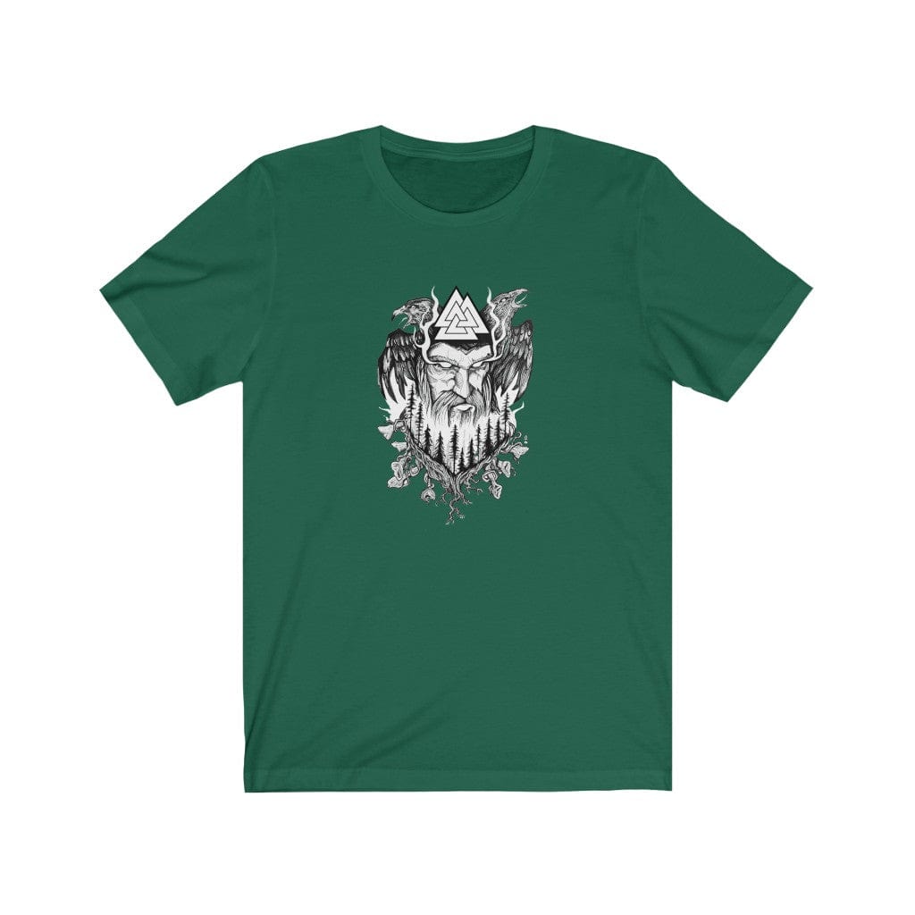 Odin Hugin and Munin Valknut Viking Shirt