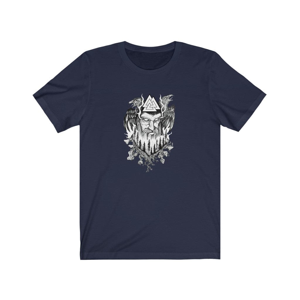 Odin Hugin and Munin Valknut Viking Shirt