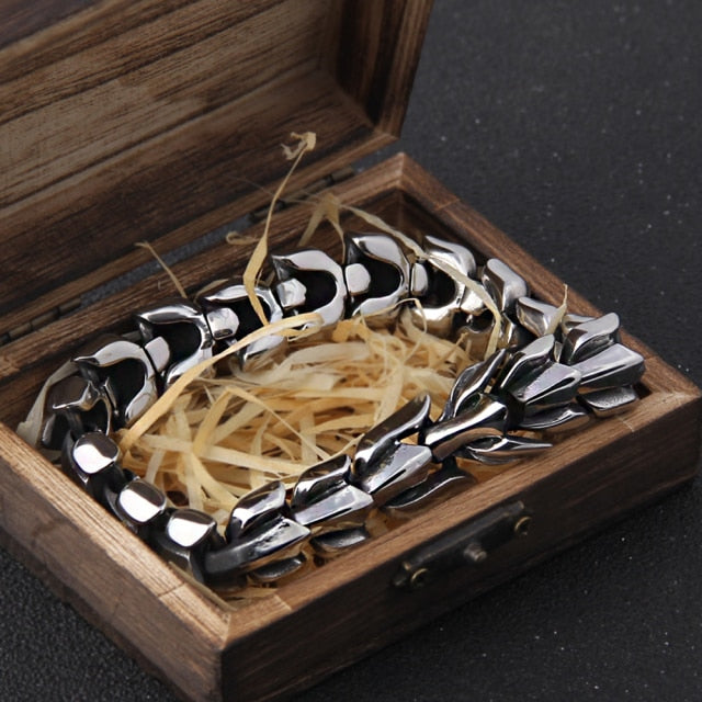 Ouroboros Jormungandr Viking Infinity Bracelet