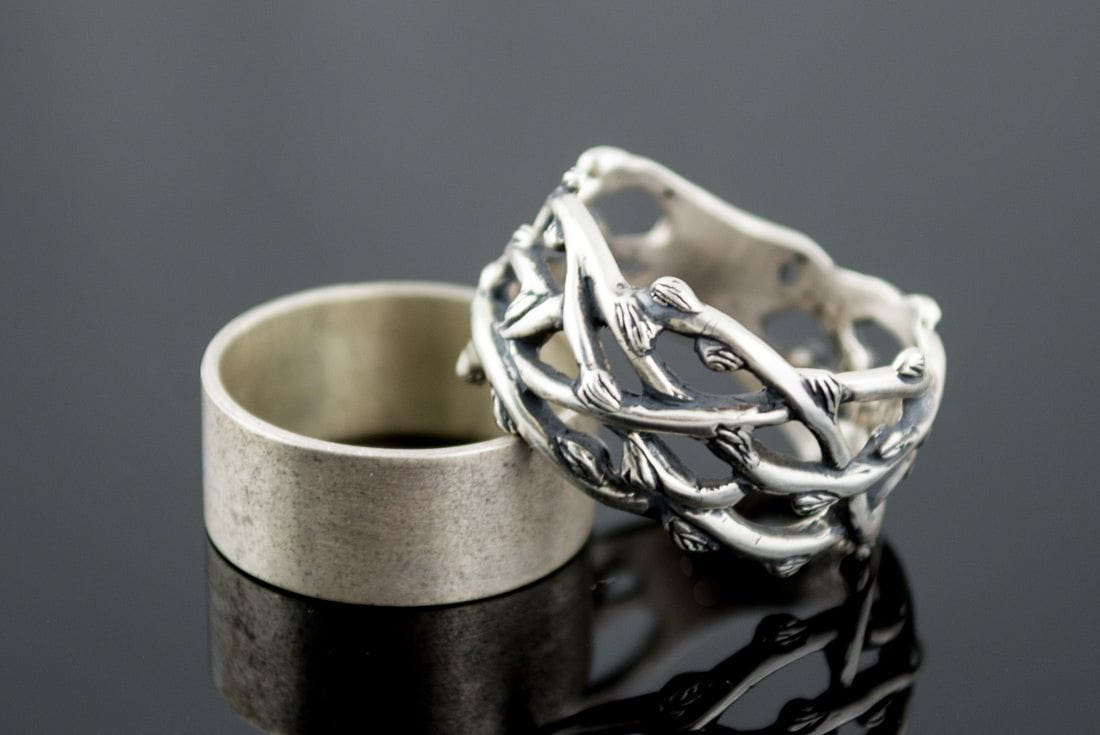 Plexus Branches Ring Sterling Silver Norse Jewelry-2