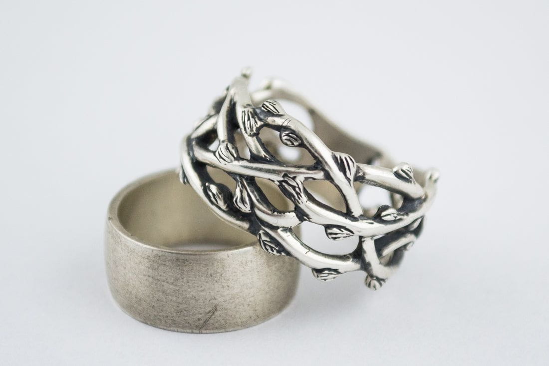 Plexus Branches Ring Sterling Silver Norse Jewelry-4