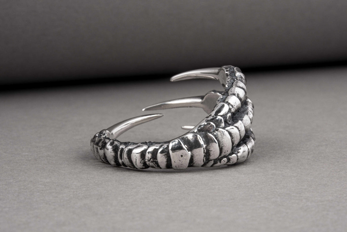 Raven Claw Sterling Silver Animal Ring-5