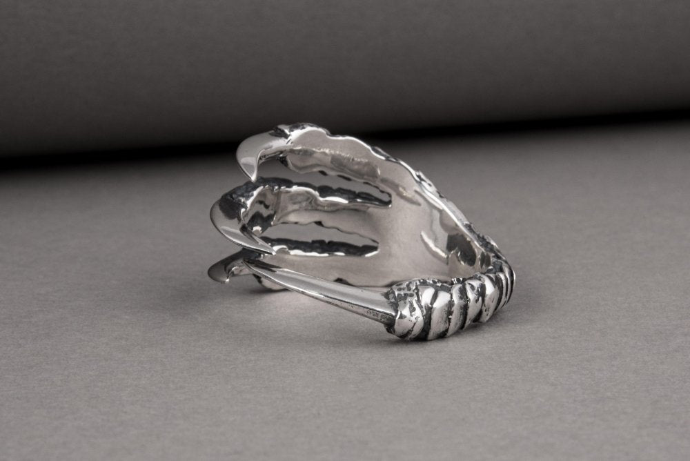 Raven Claw Sterling Silver Animal Ring-6