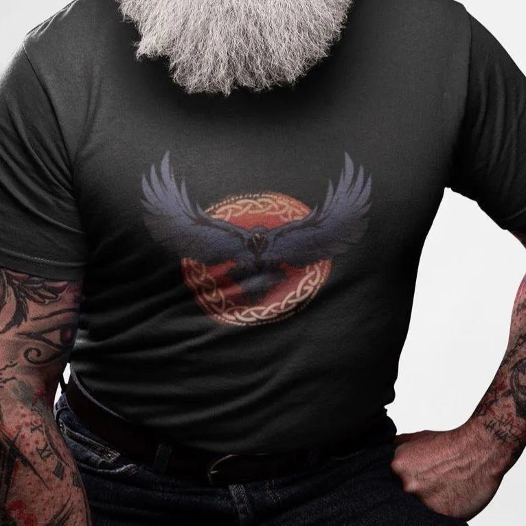Raven Familiar Viking Shirt