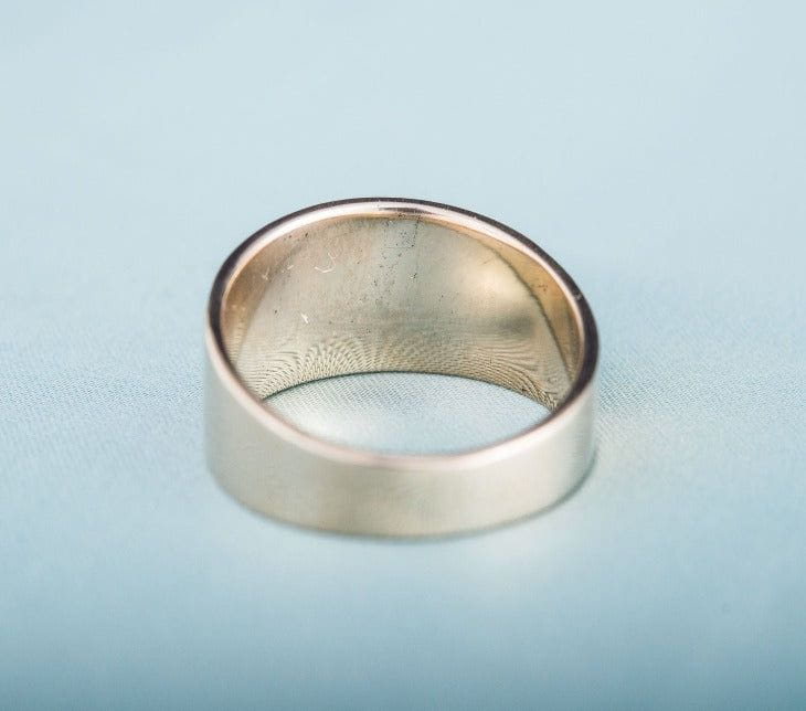 Ring with Drakkar Symbol Bronze Handcrafted Norse Jewelry-5