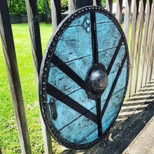 Round Wooden Lagertha Lothbrok Vikings Shield-2-Viking Warrior