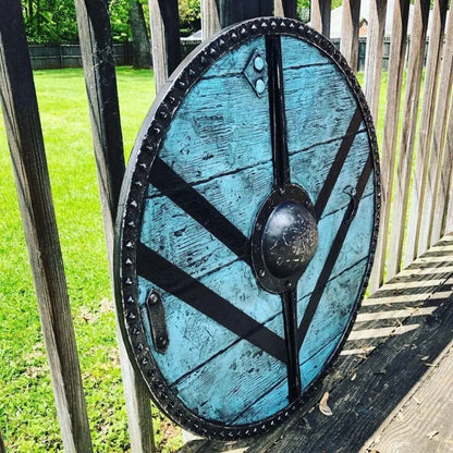 Round Wooden Lagertha Lothbrok Vikings Shield-2-Viking Warrior