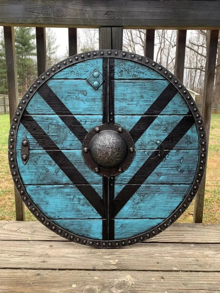 Round Wooden Lagertha Lothbrok Vikings Shield-3-Viking Warrior