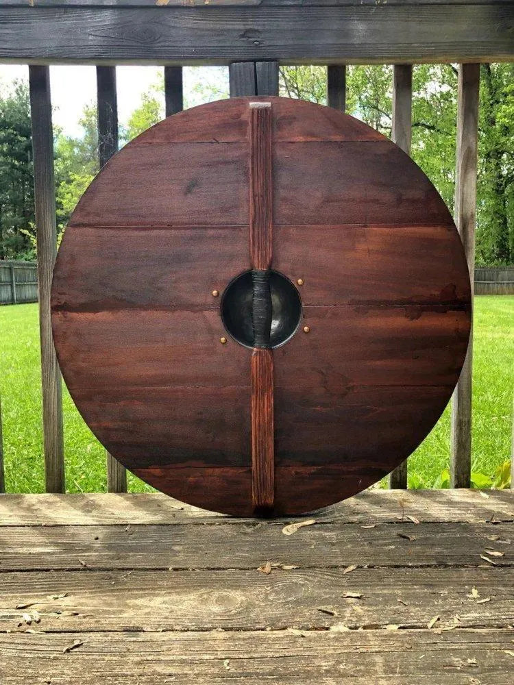 Round Wooden Lagertha Lothbrok Vikings Shield-4-Viking Warrior
