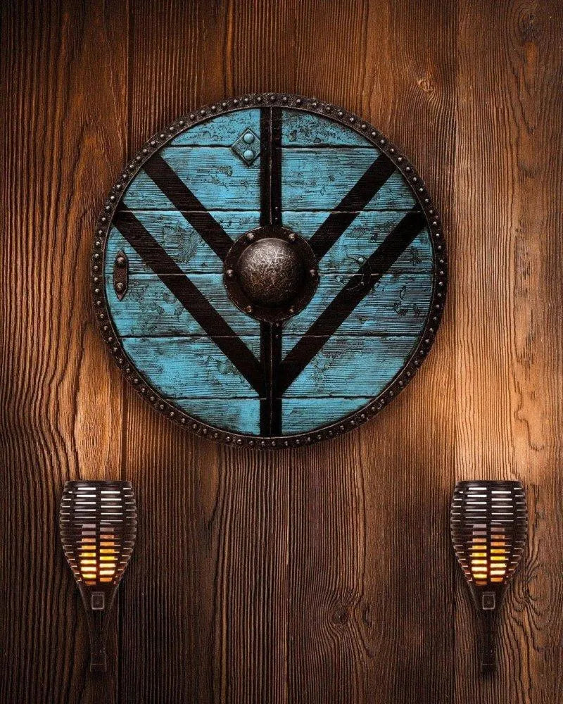 Round Wooden Lagertha Lothbrok Vikings Shield-5-Viking Warrior