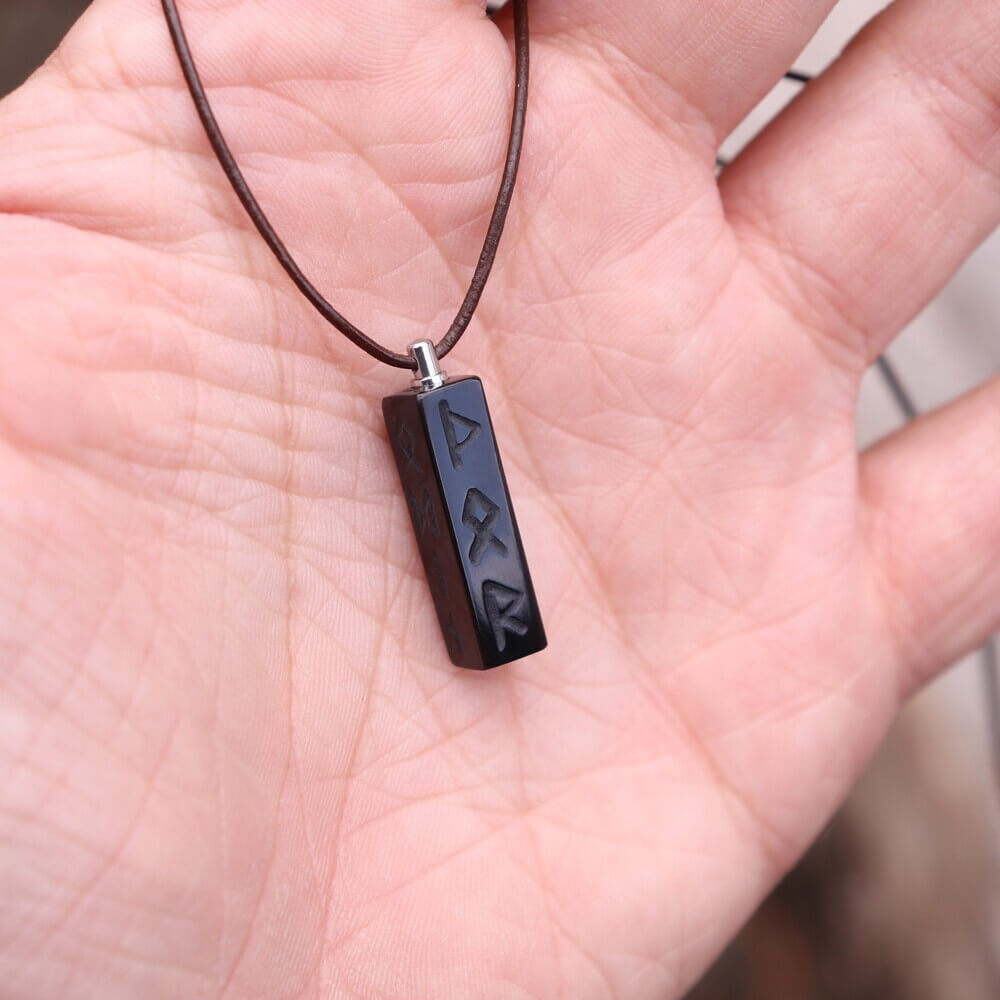 Runic Pillar Viking Necklace