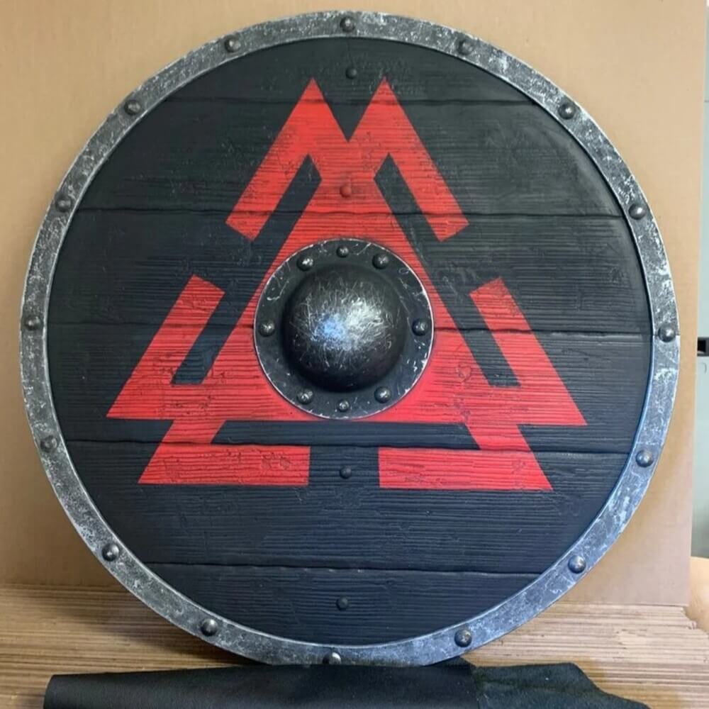 Valknut Shield of the Fallen Warrior