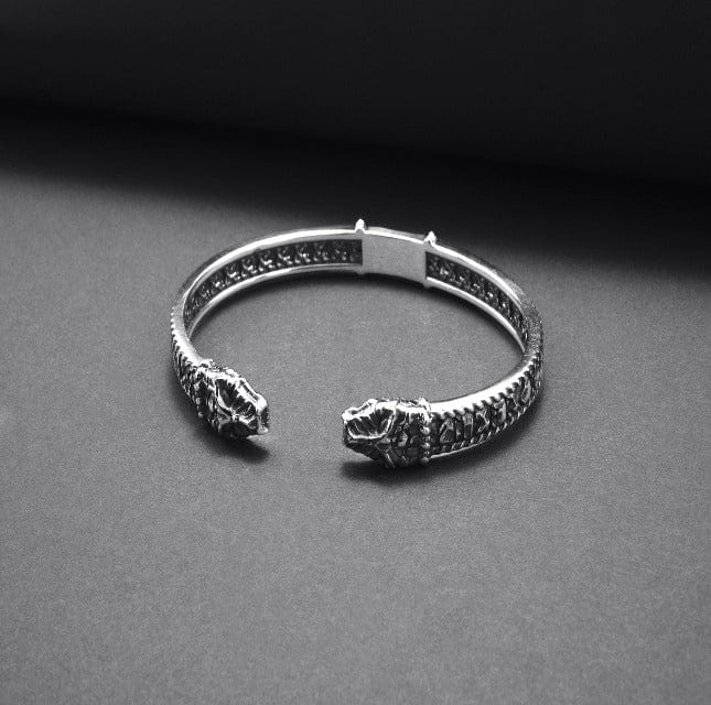 Silver Viking Jormungandr Bracelet