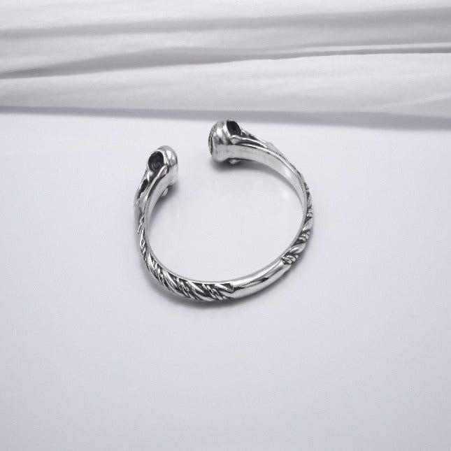 Viking Torc Bracelet with Gems