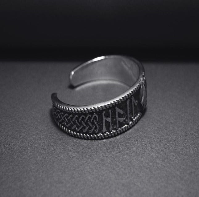 Silver Viking Triquetra Bracelet-4