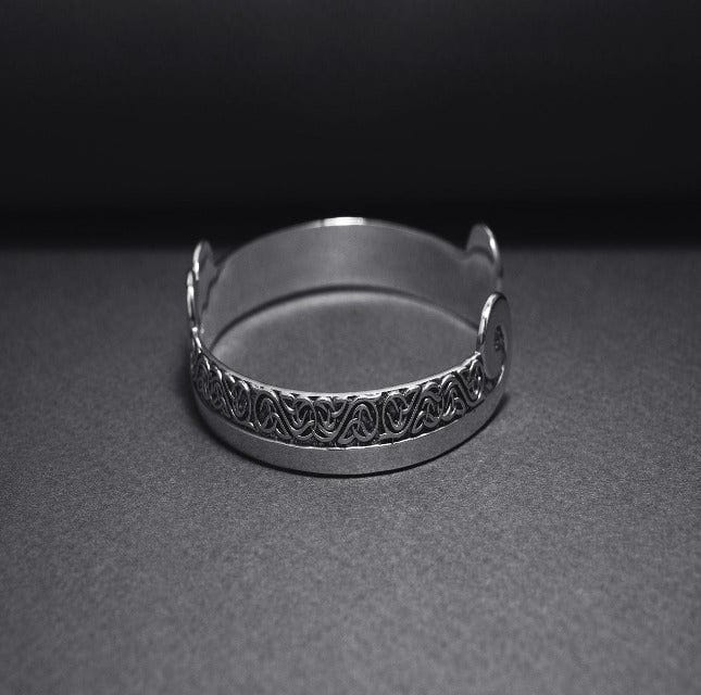 Silver Troll Cross Bracelet