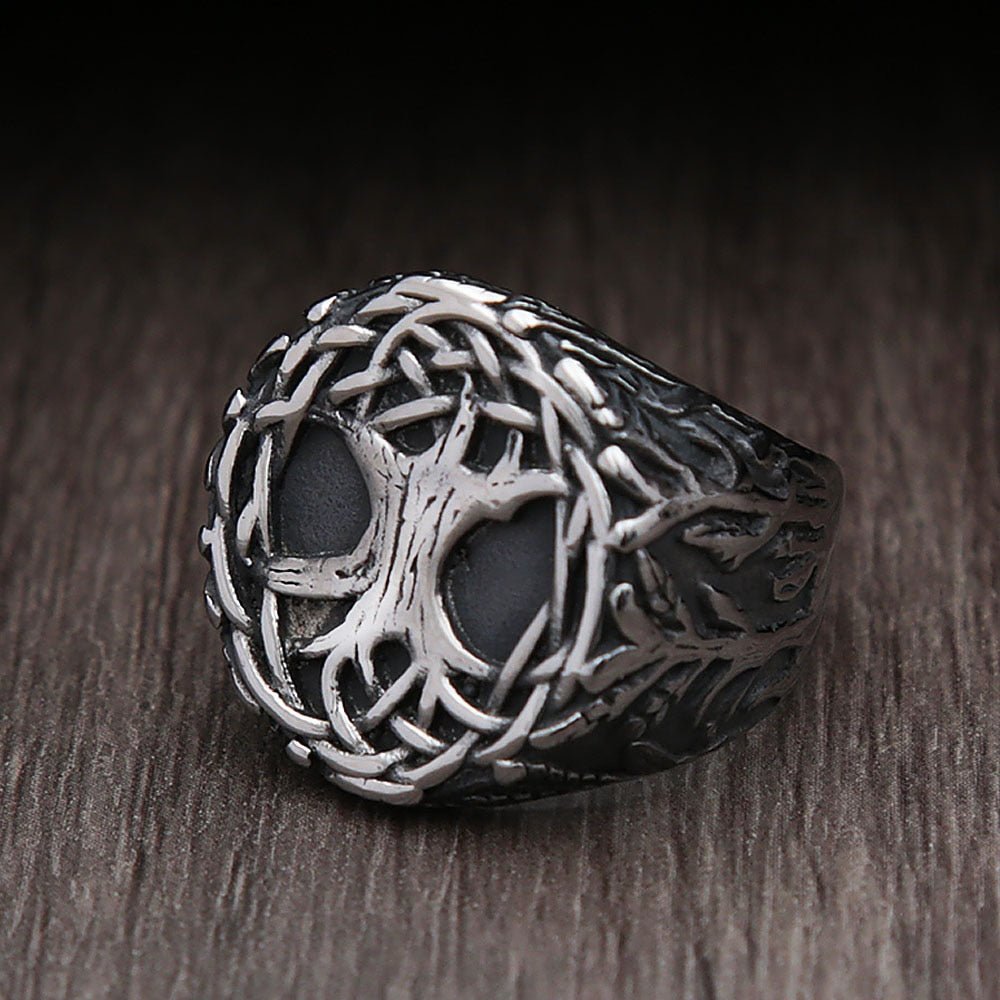 Triquetra Tree of Life Ring - DragonSpace Gift Shop