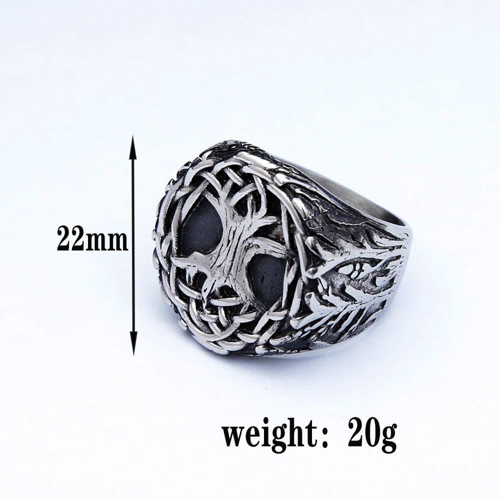 Stainless steel tree of on sale life ring