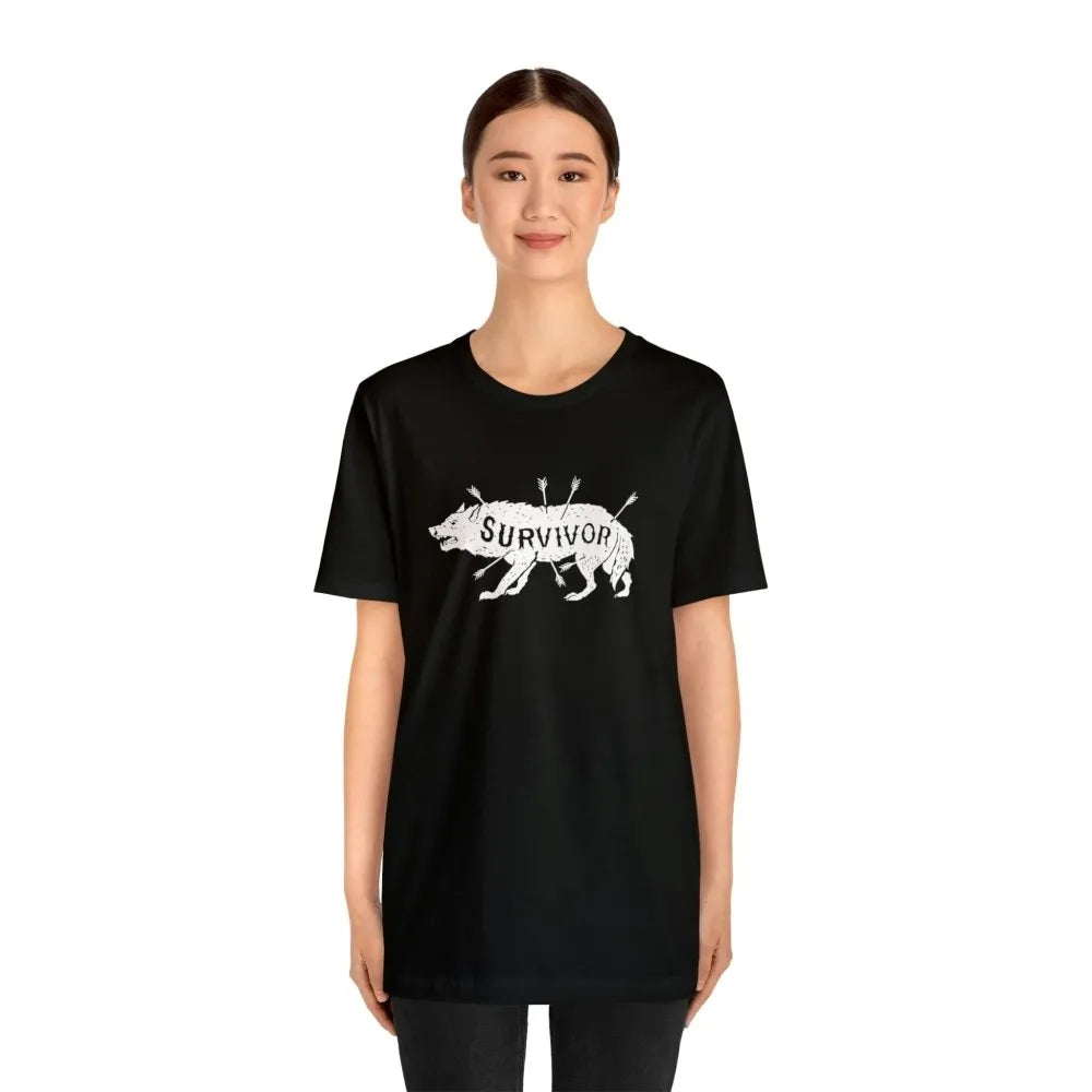 Survivor Wolf Totem Viking T-Shirt-10-Viking Warrior