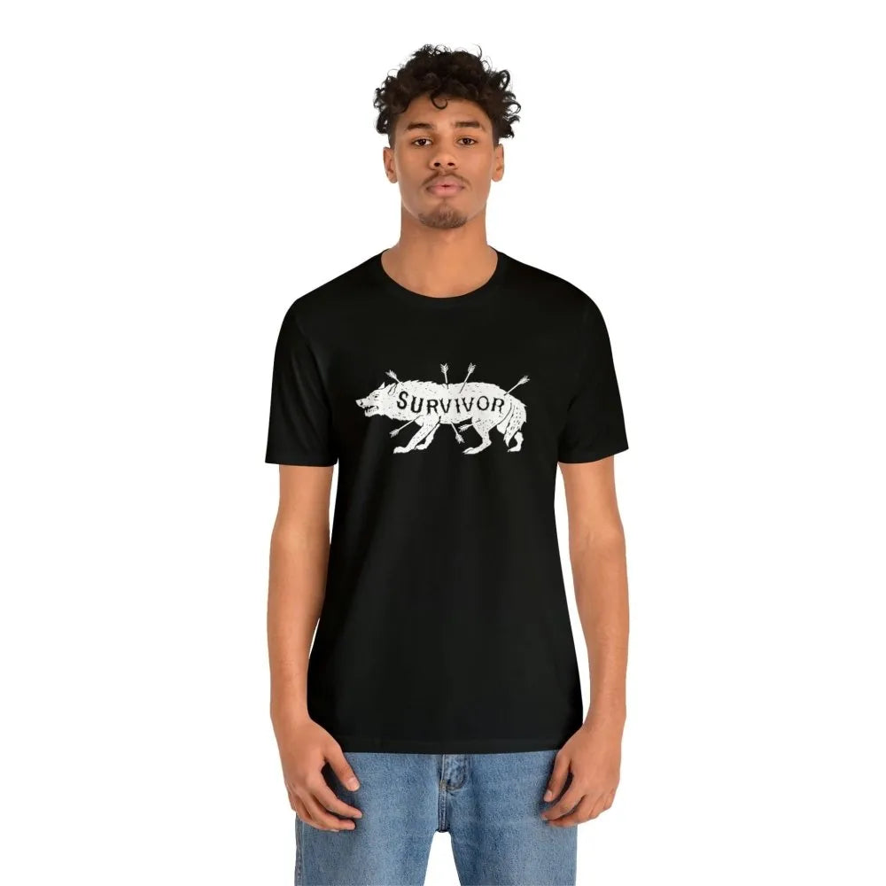 Survivor Wolf Totem Viking T-Shirt-11-Viking Warrior