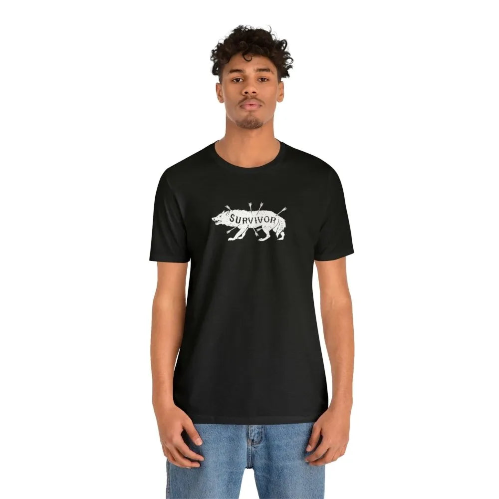 Survivor Wolf Totem Viking T-Shirt-19-Viking Warrior