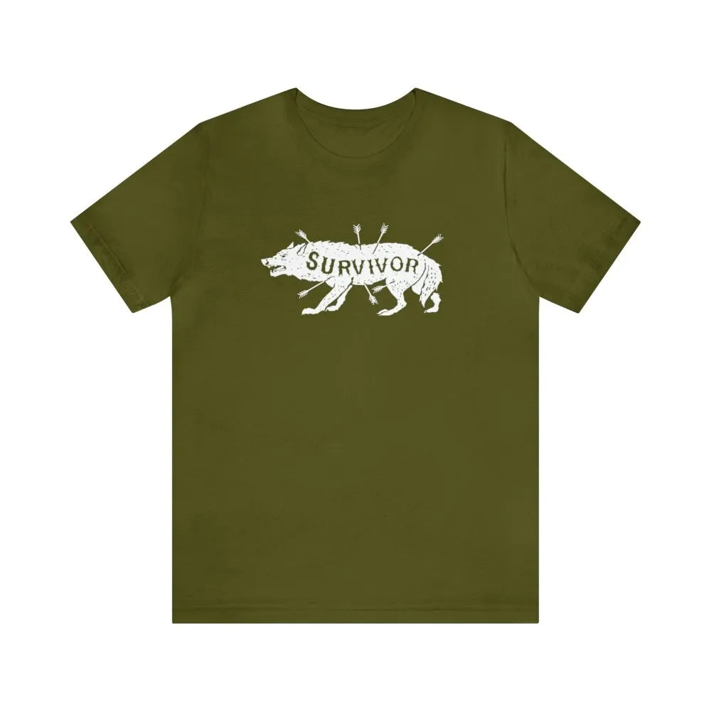 Survivor Wolf Totem Viking T-Shirt-24-Viking Warrior