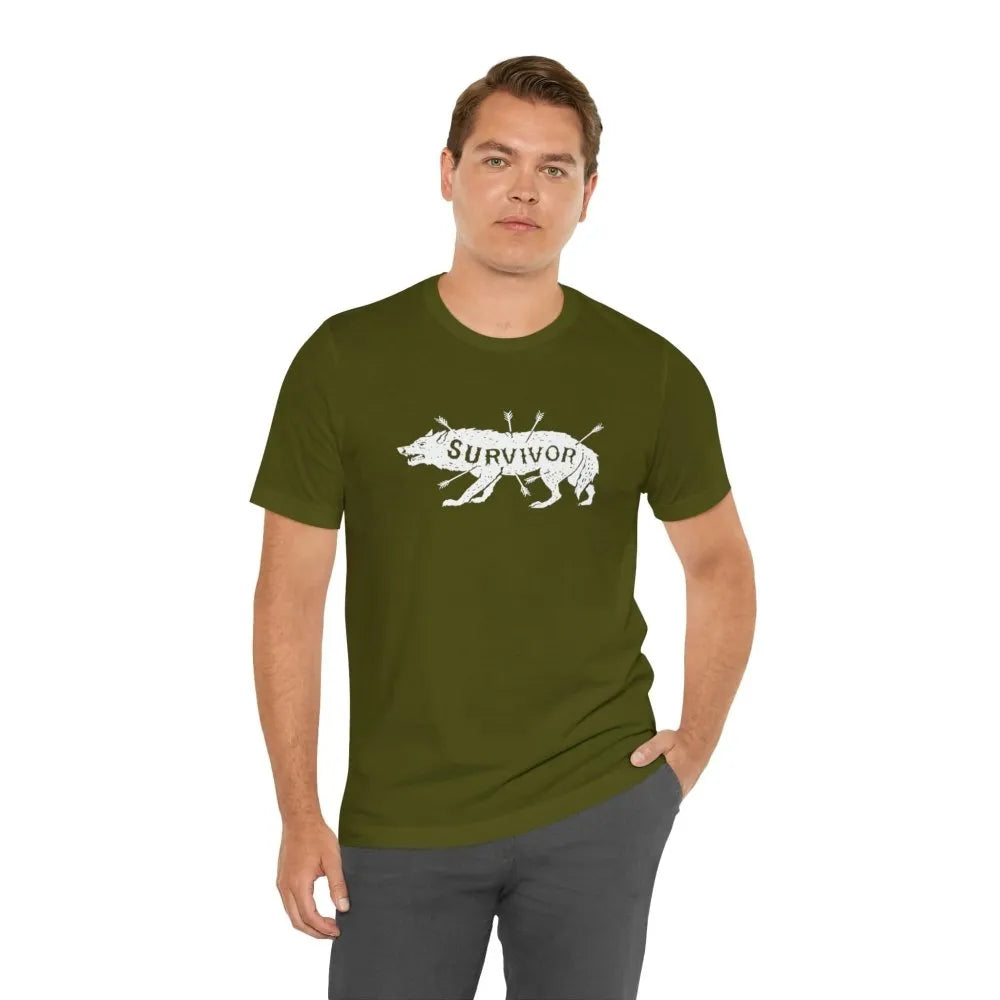 Survivor Wolf Totem Viking T-Shirt-29-Viking Warrior